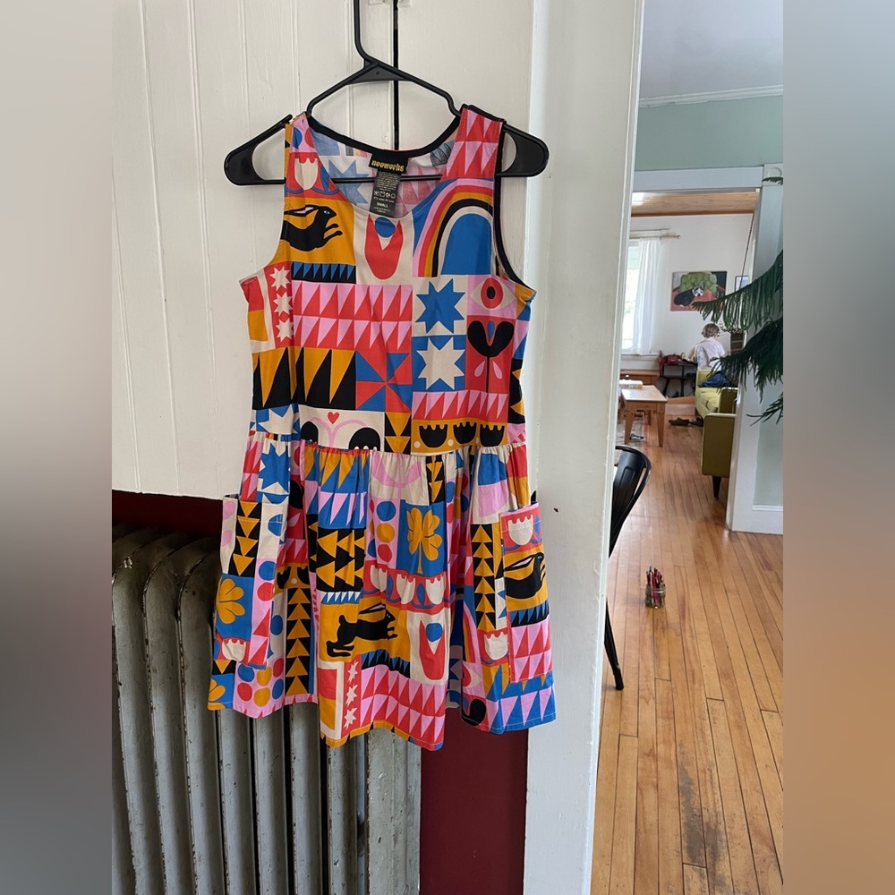 NWOT Nooworks Congdon Big Pocket dress small